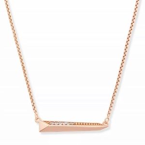 NEW! Kendra Scott Elliot Necklace Rose Gold